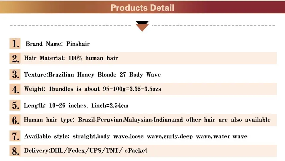 Blonde 27 Brazilian Hair Body Wave 3 Bundles With Lace Closure Pinshair Honey Blonde Human Hair Body Wave With Closure Non Remy (72)
