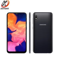 Перейти на Алиэкспресс и купить new samsung galaxy a10 a105f-ds 4g lte mobile phone 6.2дюйм. 2gb ram 32gb rom octa core android 9.0 13.0mp camera dual sim cellphone