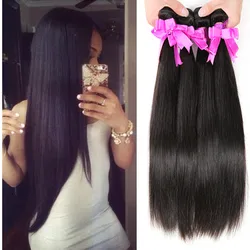 

Malaysian Straight Hair 4 Bundles 8A Grade Virgin Unprocessed Human Hair Bundles Extensions Rosa Hair Products Annabelle Hair