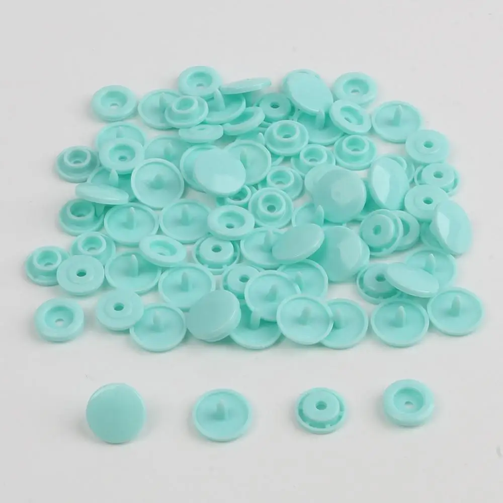 20 комплектов KAM T5 12 мм круглые пластиковые застежки кнопки застежки пододеяльник лист кнопка аксессуары для одежды для детской одежды Зажимы - Цвет: Turquoise
