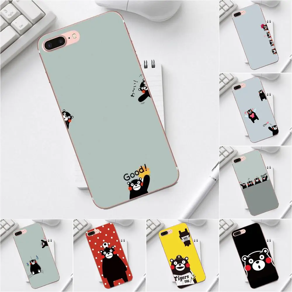

Qdowpz Kumamon Cartoon For Galaxy Alpha Core Prime Note 4 5 8 S3 S4 S5 S6 S7 S8 S9 mini edge Plus Soft TPU Screen Protector