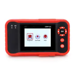 OBDII Code Reader Сканер Тесты двигателя/ABS/SRS/AT CRP123 инструмент диагностики авто