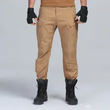 Тактические Брюки карго мужские треккинговые брюки Кемпинг походные брюки спецназ камуфляж, военный, армейский боевой брюки для мужчин