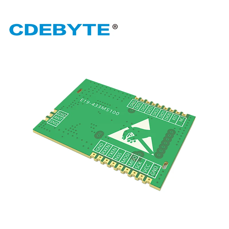 E19 (433M20SC) lora Дальний диапазон SX1278 433 МГц 100 мВт штамп антенна отверстия IOT uhf