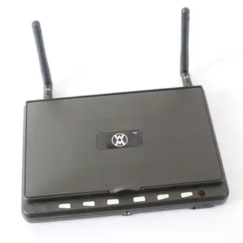 FPV DVR 5.8g transmission HDMI 1024 resolution DVR Dual Receiver 7 inch Built-in Battery FPV Monitor Screen For RC Model