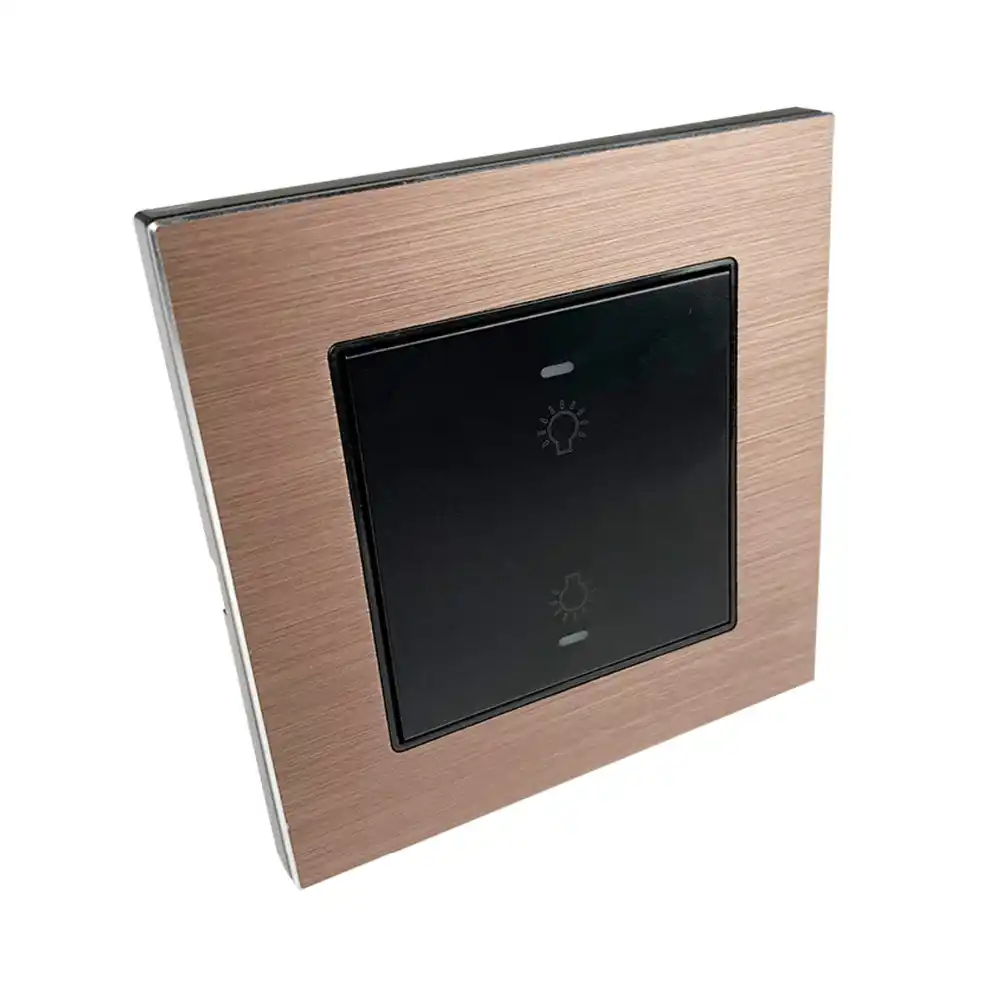 1 Modulo De Interruptor 86 De Restablecimiento De Pared De 2