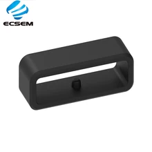 ECSEM, 22 мм, ремешок, безопасная Пряжка для Garmin Forerunner, 220, 230, 235, силиконовая резина, замена для ticwatch pro, ремешок, пряжка