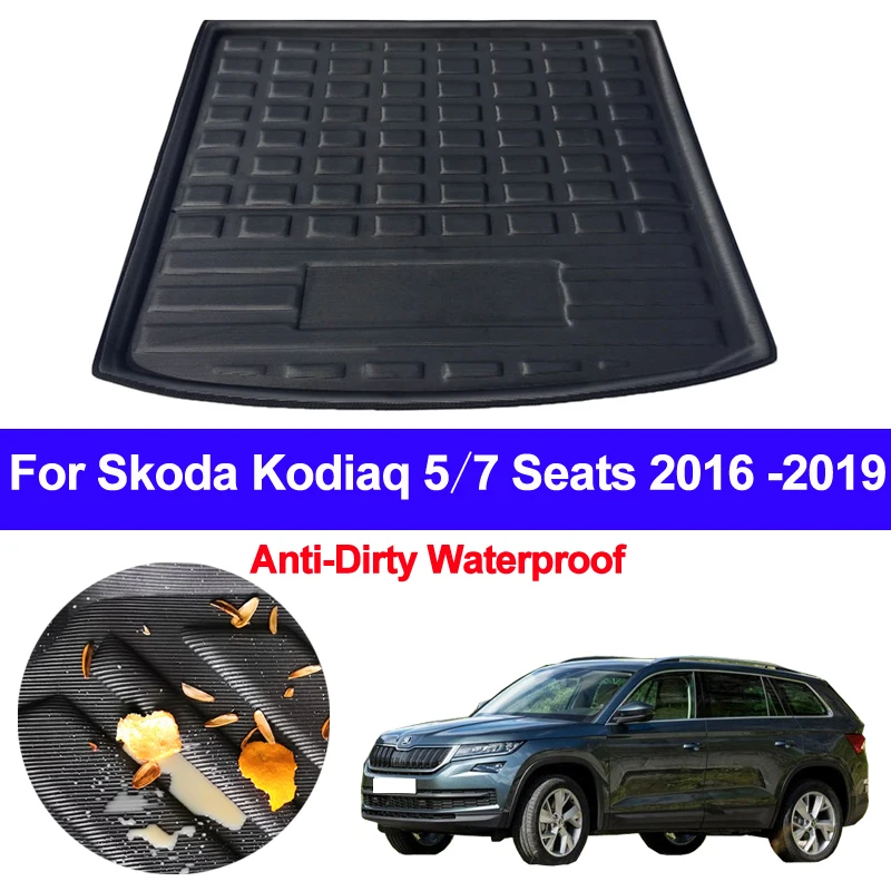 Alfombrilla maletero reversible para Skoda Kodiaq 7 plazas (2017 -  actualidad)
