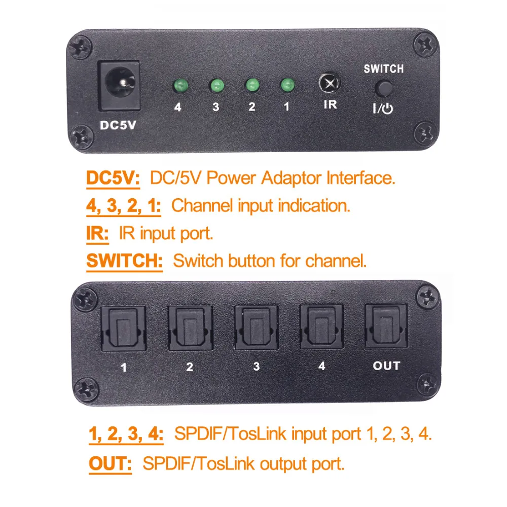 SPDIF Toslink Audio cable