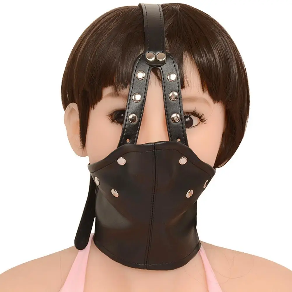 Faux Leather Slave Head Harness Straps Mouth Ball Gag Adjustable Mask Sex Toy HotAdult For Men Women Shop | Красота и здоровье