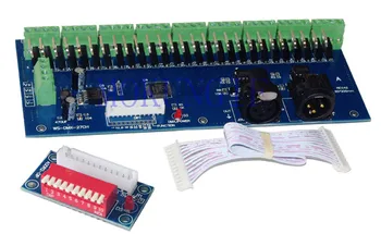 

New Version WS-DMX-27CH-DIPC dimmer DC12V-24V 1A*27CH LED decoder led controller for lights free shipping
