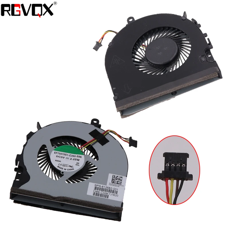 

New Laptop Cooling Fan for HP ENVY 15.6" M6-P M6-P113DX 15-AE P/N DC28000G7F0 812682-001 DFS541105FC0T CPU Cooler Radiator