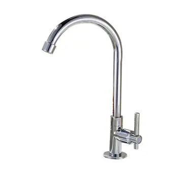 

1 Pc Vertical Type Water Tap Durable Single Cold Water Mixed Basin Faucet Spiral Vegetable Faucet For Kitchen Bathroom Daily Use