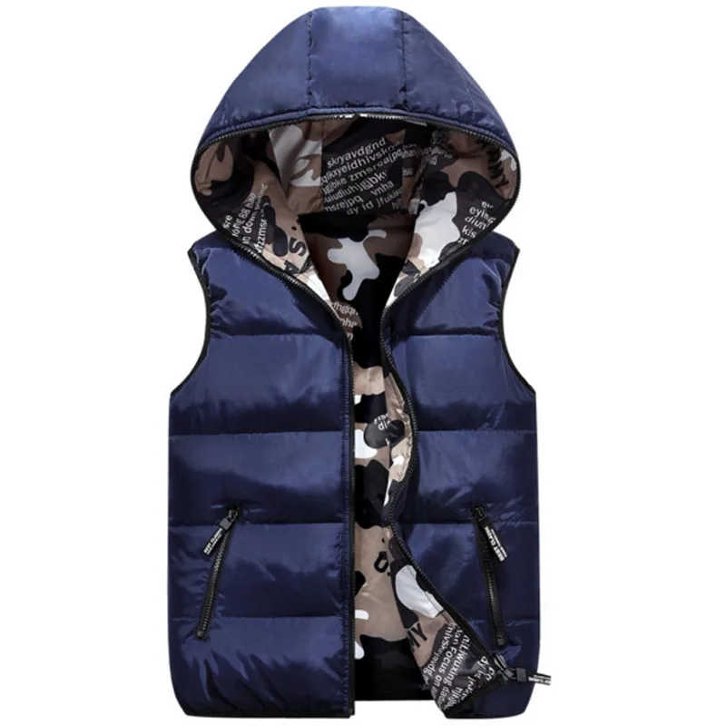 Vests Children Hoodies Warm Baby Girls Outerwear Coats Kids Vest Boys Hooded Jackets Autumn Winter Down Cotton Waistcoats Vest