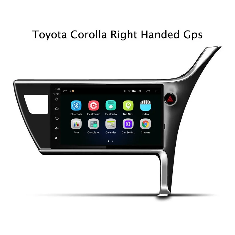 Sale 10.1" 2.5D IPS Android 8.1 Car DVD GPS Player For Toyota Corolla 2017-2018 right hand Car Radio Stereo Head Unit with Navigation 2 Sale 10.1" 2.5D IPS Android 8.1 Car DVD GPS Player For Toyota Corolla 2017-2018 right hand Car Radio Stereo Head Unit with Navigation 2