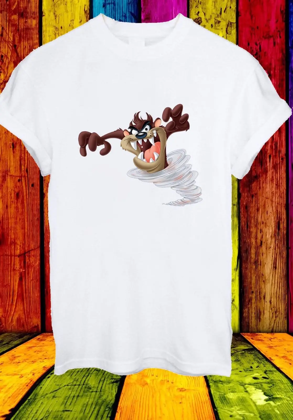 

The Tasmanian Devil Taz Cartoon Movie Animal Funny Men Women Unisex T-shirt 642 New T Shirts Funny Tops Tee free shipping