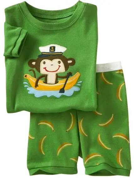 Pstt, детские пижамы для девочек, хлопкового ночного белья на детей от двух до семи лет, пижама с короткими рукавами; комплекты одежды для детей от 2 до 7 лет - Цвет: A12