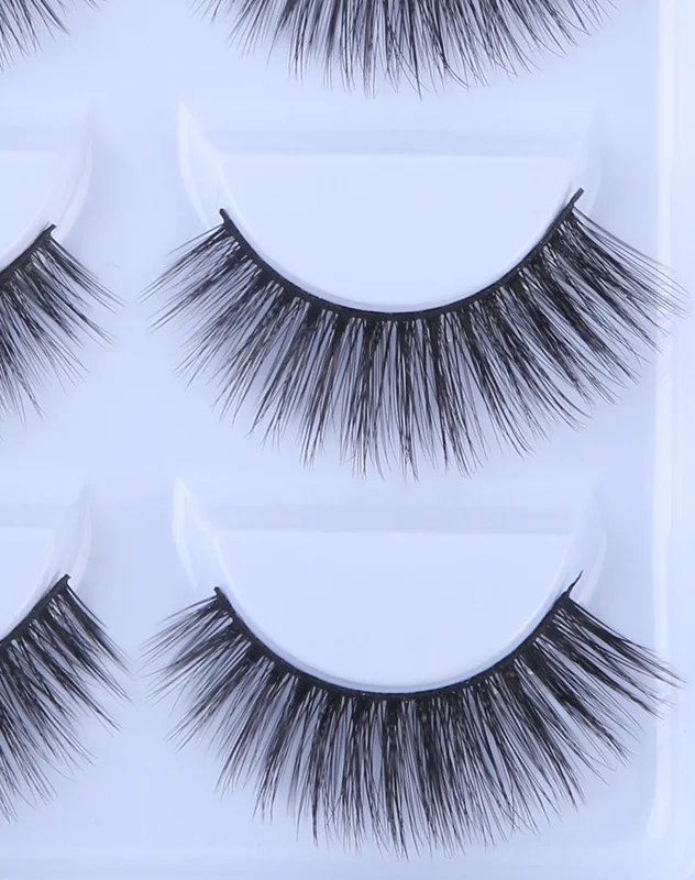 5 Pairs Mink Eyelashes New 3D Mink Lashes Thick HandMade Full Strip Fake Lashes Make up Eye lashe False Eyelashes Makeup