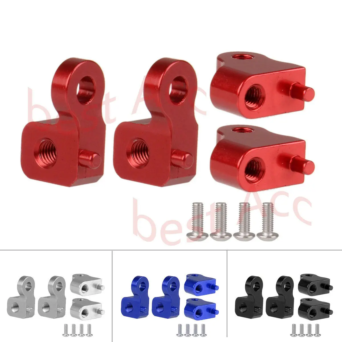 

RC 1/10 TAMIYA CC01 CC070 Aluminum Small Front + Rear Upper Damper Shock Mount