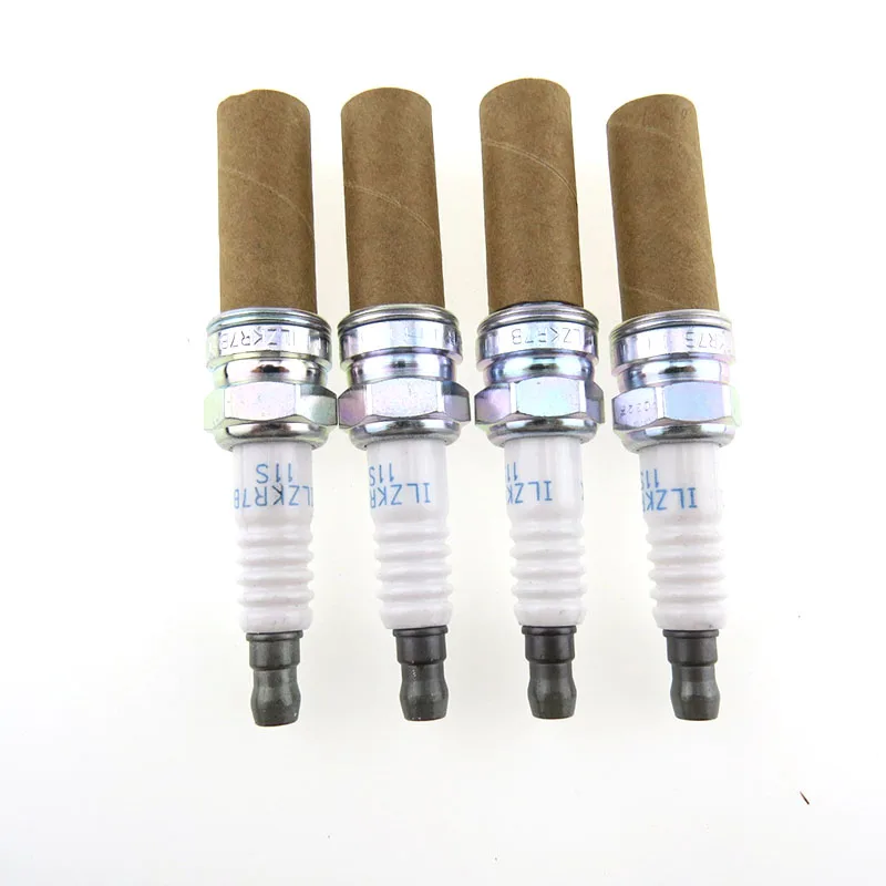Iridium Spark Plug 12290 R48 H01 ILZKR7B 11S For Honda Accord Acura MDX TL TSX 12290-R48-H01 ILZKR7B-11S 05