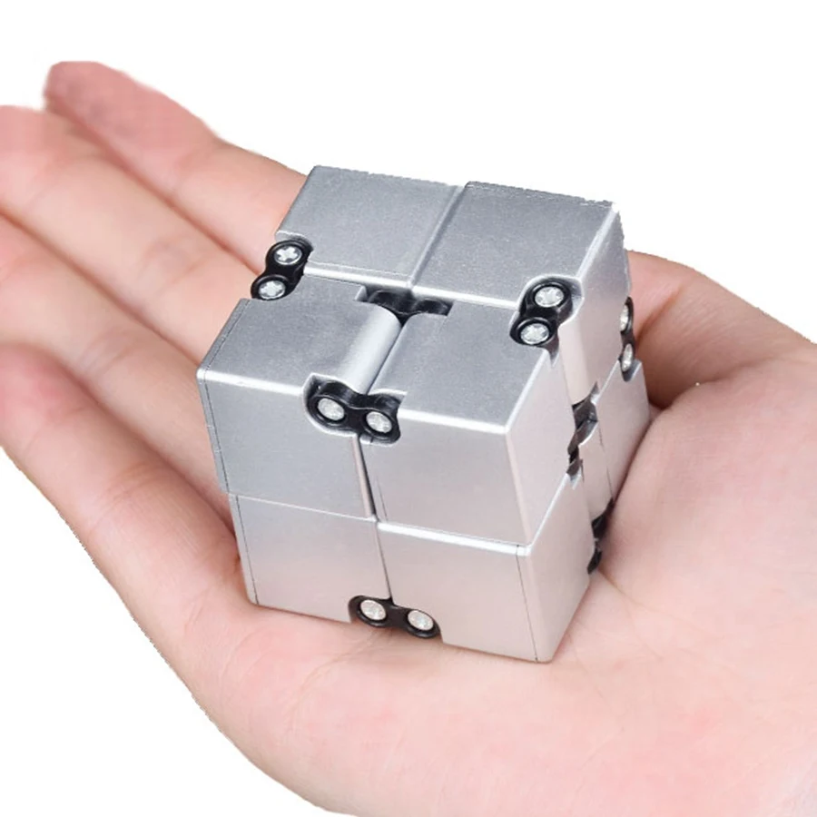 Мини Nfinity Cube офис снятие стресса виниловый Настольный палец игрушечные лошадки Fun