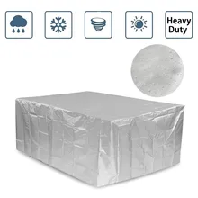 Водонепроницаемый чехол для уличной мебели для патио, балкона Солнцезащитная мебель защитный чехол домашний стол стул диван непромокаемый чехол