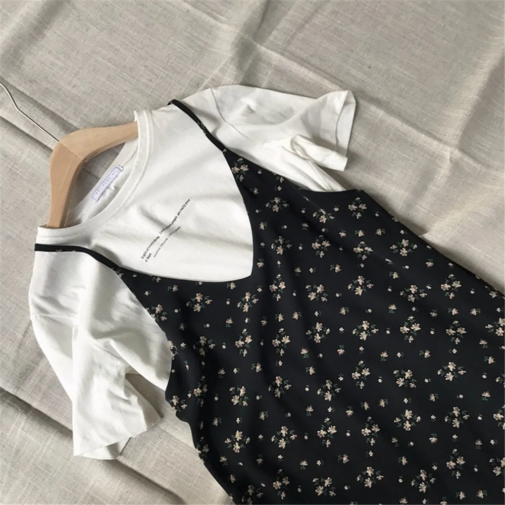 Sexy Beach V Neck Dress 2018 Summer Vacation Loose Dress Casual Vestidos Strapless Women Bow Dresses Boho Vintage Maxi Dress (12)