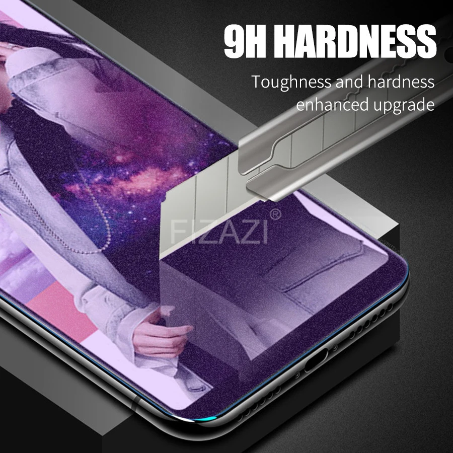 Закаленное стекло с защитой от синего света для Samsung Galaxy A10 A20 A30 A40 A50 A60 A70 A80 A90 M10 M20 A6