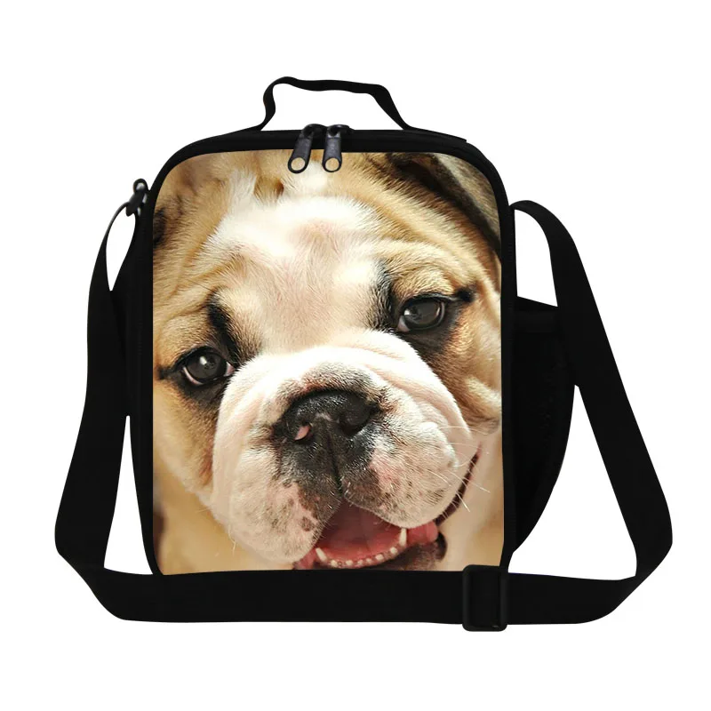 

Trendy 3D Animal Children Lunch Box Cute Dog Print Thermal Bag For Food Women's Picnic Bag Insulated Lunch Bags Shoulder Bags