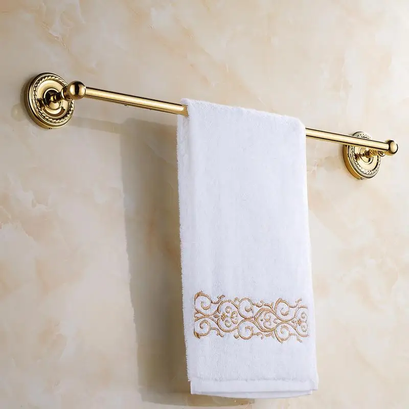 Новый бренд 62 см золотой полотенцев, вешалка для полотенец
