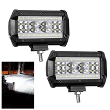 Для Jeep Рабочая фара грузового автомобиля 5 “светодио дный дюймов 28 LED 12 в 84 Вт светодио дный светодиодный рабочий свет пятно Бар Наводнение Combo Луч вождения внедорожных противотуманных фар трактор 4WD