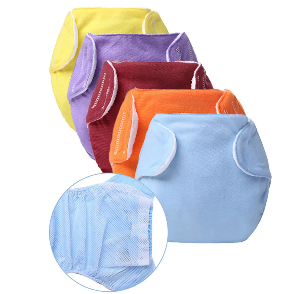 

Washable Washable Hook & Loop Leak-proof Mesh Baby Diapers Cloth Diaper Nappies