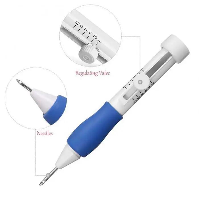 Волшебная ручка для вышивки, набор пробивных игл, инструмент для вязания и шитья для нитевдевателей LXY9