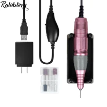Rolabling дрель для ногтей ручка машины наконечник для маникюра машина перезаряжаемый педикюр инструменты аксессуары для ногтей инструменты для ногтей