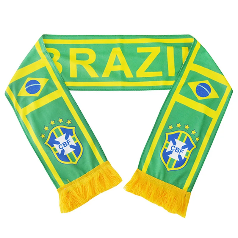 Кубок мира бразильский футбол nation Fans хлопковый шарф