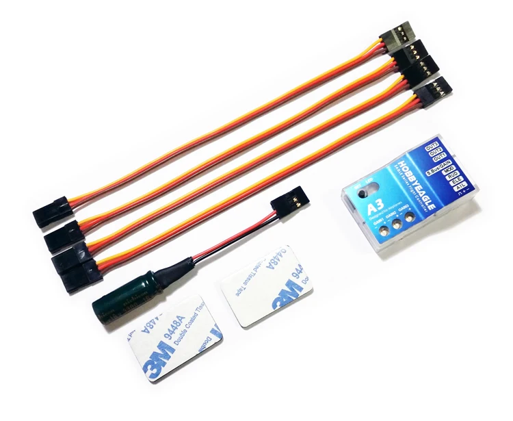 

HobbyEagle A3 Flight Controller 3-Axis Gyroscope Balancing Apparatus airplane gyro stabilizer for Fixed Wing
