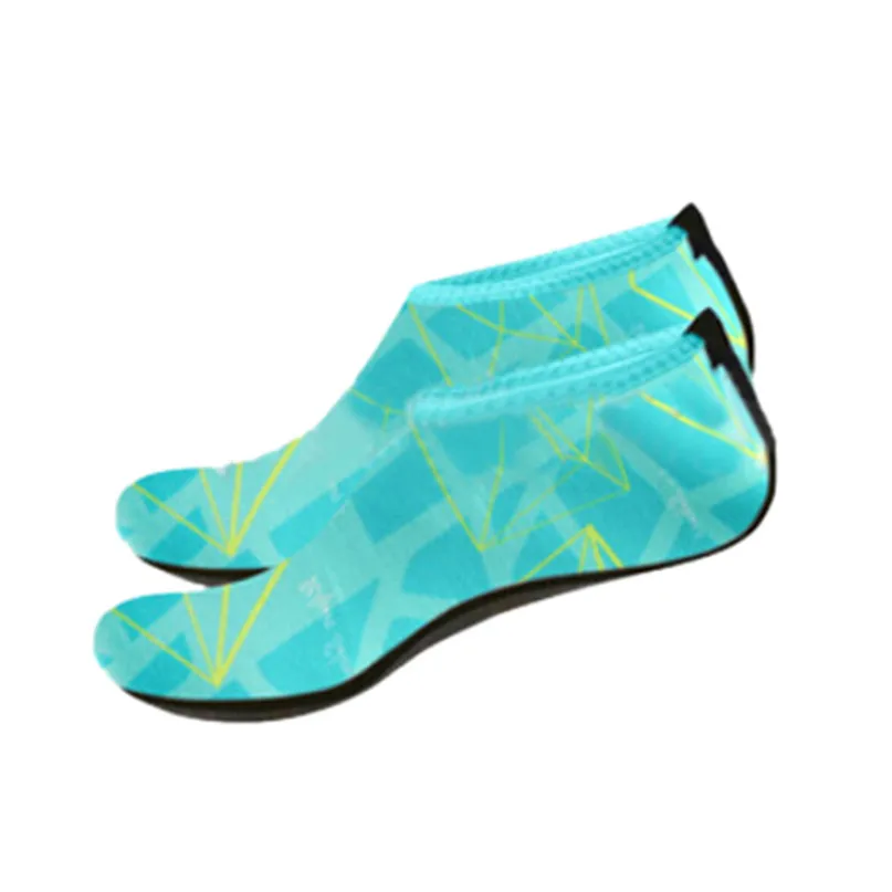 Men Women Swimming Fins Printing Diving Socks Swimming Socks Beach socks shoes snorkeling shoes Swimming Shoes Yoga Shoes #3J#F (12)