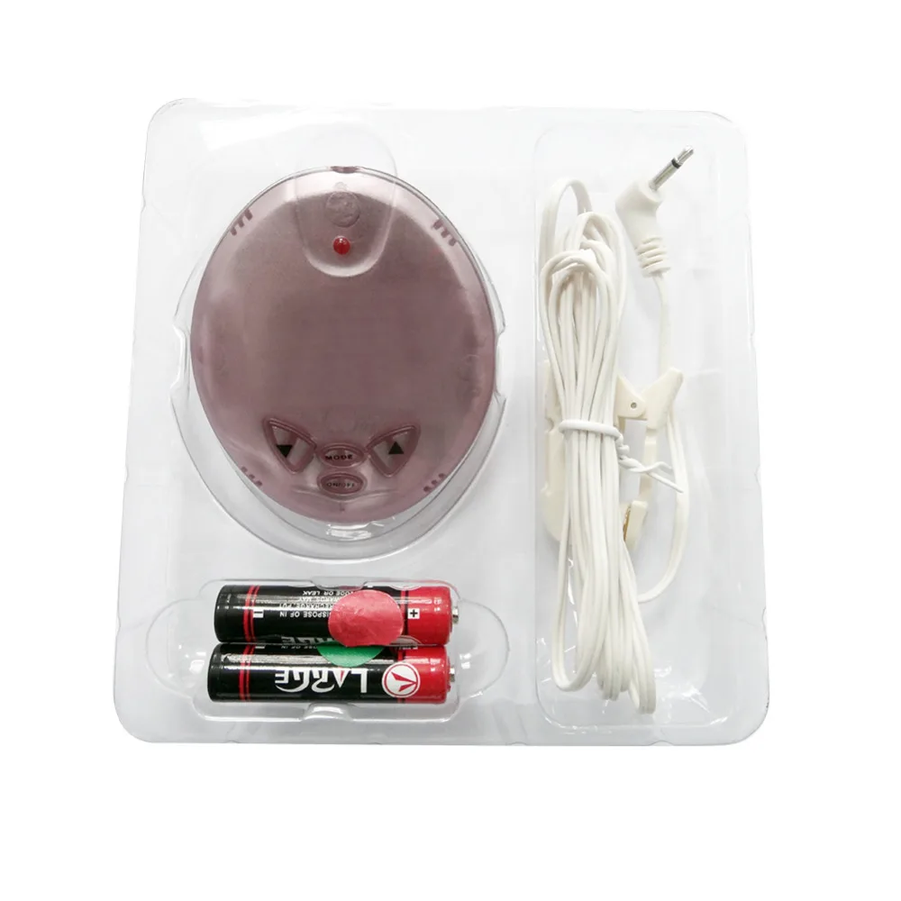 Mini TENS EMS Massage Ear Clip Electrode Sleep Insomnia Acupuncture Therapy Machine Sleep Better and Fight Depression Massager