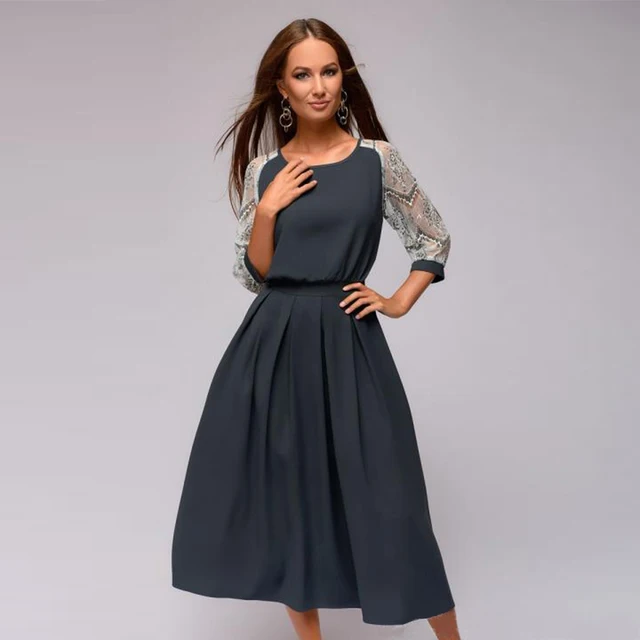 3 4 Length Dresses