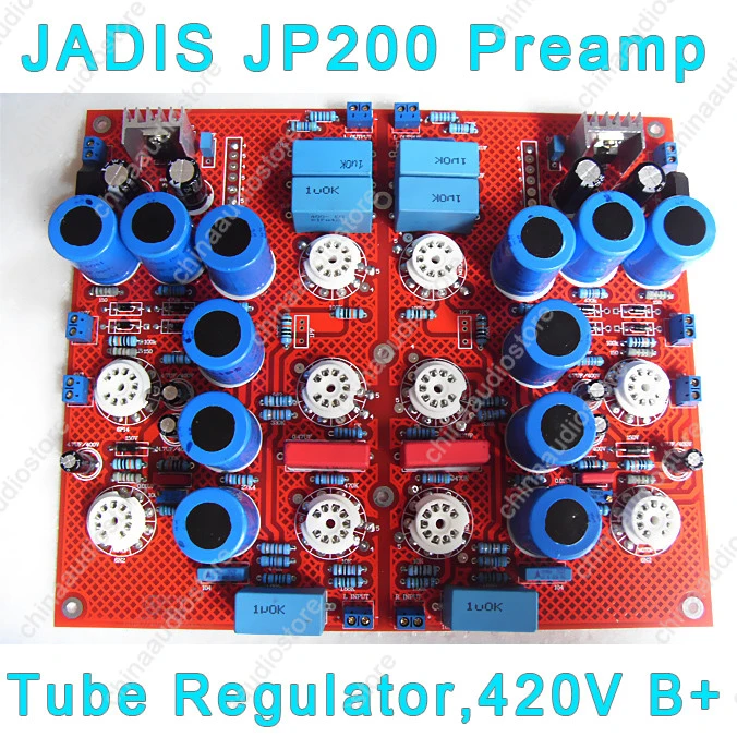 Hifi Jadis Jp200 Tube Preamp Preamplifier W/ 6n4 El84 6h2n Tubes