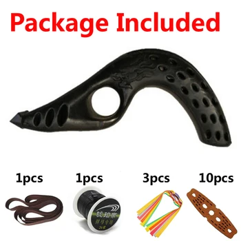 

High Quality Slingshot of Resin Flat Rubber Band Shaped slingshot for Hunting Shooting Outdoor Archery Catapult 2018 new