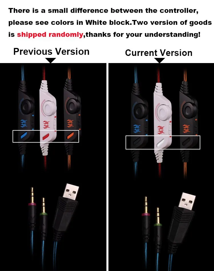 EACH G2000 Over-ear Gaming Headphone Headset Earphone With Mic Stereo Surrounded Bass LED Light For PC Game (35)