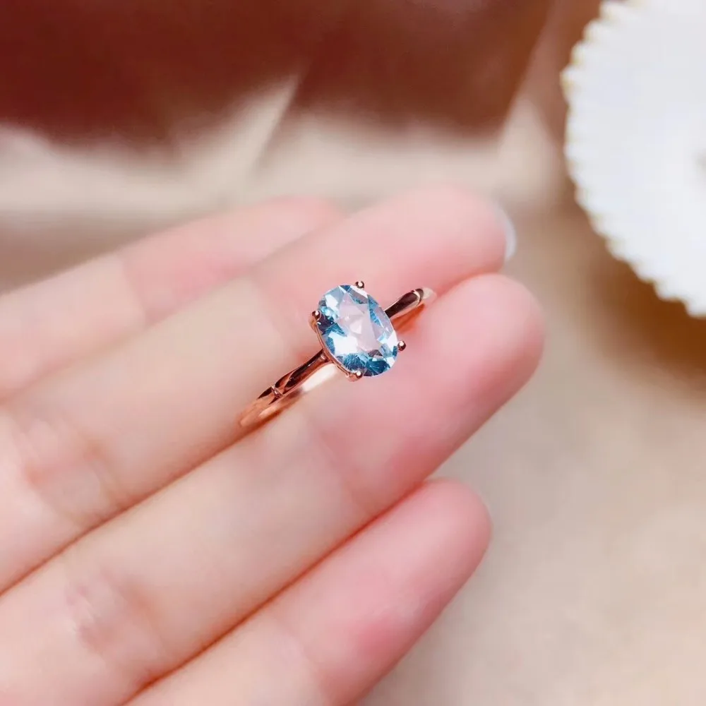 Jewelryonclick 3 Carat Natural Aquamarine Gold Plated Ring for Women March Birthstone Jewelry Size 5-13 Jewelryonclick 3 Carat Natural Aquamarine Gold Plated Ring for Women March Birthstone Jewelry Size 5-13