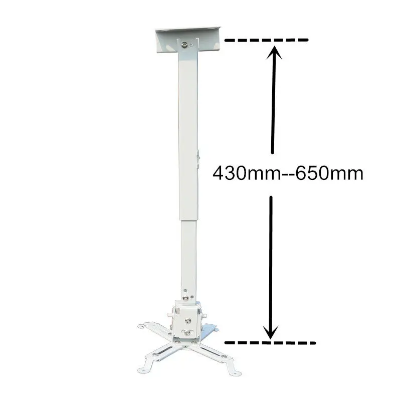 

Universal Adjustable Projector Ceiling Mount Loading 44 lbs Wall Hanging Projector Bracket For LED Proyector Holder