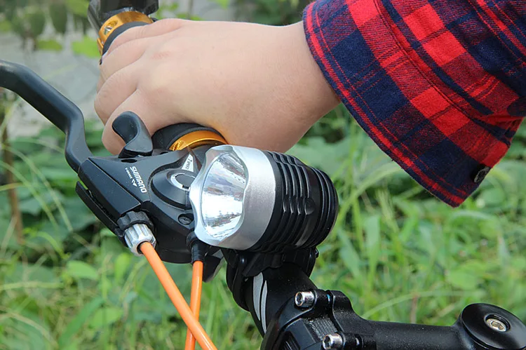 Discount 3000 Lumen XML Q5 Interface LED Bike Light Headlamp Headlight 3Mode Bicycle Lights Lamp Outdoor Cycling Bicycle Accessories 17