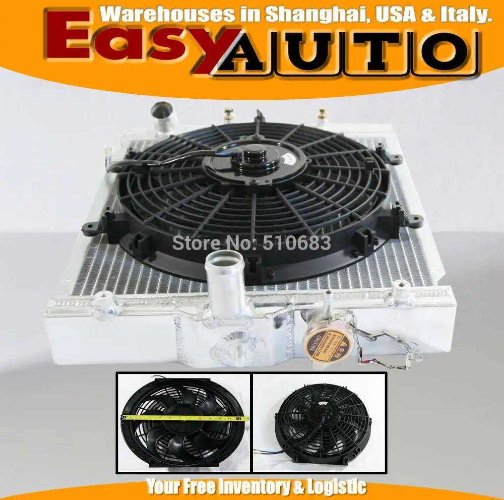 

Racing Radiator Fan Manual ONLY FOR Hond@ Civi*c 88-00 +SLIM 12" Pull/Push Fan