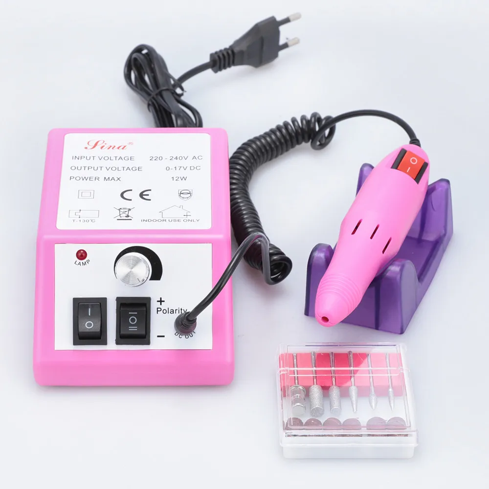 

Electric Nail Polish Machine & Nail Art Equipment Manicure Kit With Nail File  Bit Sanding Band