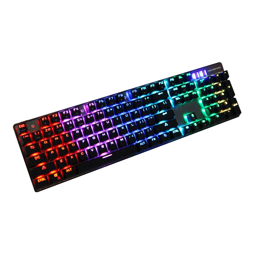 Оригинал MOTOSPEED inflictor CK104 NKRO RGB подсветкой Механическая игровая клавиатура outemu