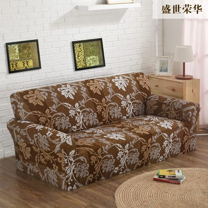 

Printed universal Sofa cover flexible Stretch Big Elasticity Couch cover Loveseat sofa Funiture Cover flower Machine Washable