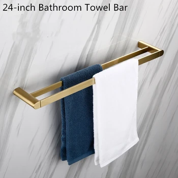 

304 Stainless Steel Corner Shelf Organizer Brushed Gold Bathroom Hardware Ser Bathrom Shower Shelf Wall Mounted